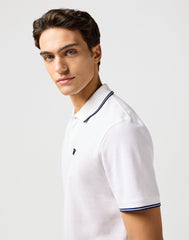 Wrangler Męska Koszulka Polo Shirt White 112365466