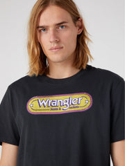 Męska Koszulka T-shirt Wrangler Branded Tee Faded Black 112331867
