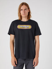 Męska Koszulka T-shirt Wrangler Branded Tee Faded Black 112331867