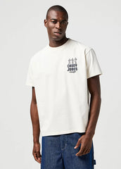 Męski T-shirt Koszulka Wrangler CJ Graphic Tee Vintage White 112362910