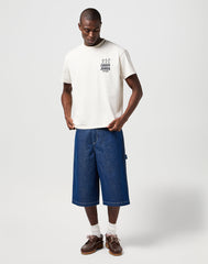 Męski T-shirt Koszulka Wrangler CJ Graphic Tee Vintage White 112362910