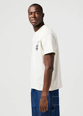 Męski T-shirt Koszulka Wrangler CJ Graphic Tee Vintage White 112362910