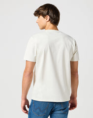 Męski T-shirt Koszulka Wrangler Graphic Tee Vintage White 112355060