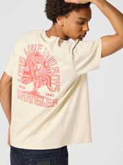 Męska Koszulka T-shirt Wrangler Graphic Tee Vintage White 112357351