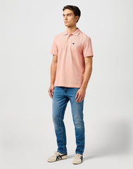 Męska Koszulka Polo Wrangler Refined Polo Shirt Orange 112362832