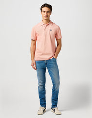 Męska Koszulka Polo Wrangler Refined Polo Shirt Orange 112362832