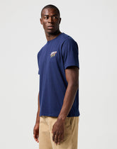 Męska Koszulka T-shirt Wrangler Cj Graphic Tee Vintage White 112362910