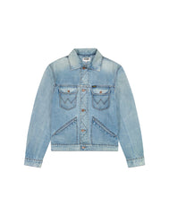 Wrangler Męska Kurtka Jeansowa Jeans 124mj Rattlesnake 112350475 W4MJ016799