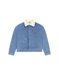 Męska Kurtka Jensowa Wrangler 124mj Sherpa Grisaille 112357214 W4MS017443