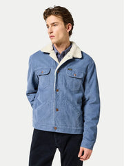 Męska Kurtka Jensowa Wrangler 124mj Sherpa Grisaille 112357214 W4MS017443