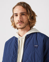 Męska Kurtka Wrangler Puffer Jacket Black Iris 112350420 W4Y5017555