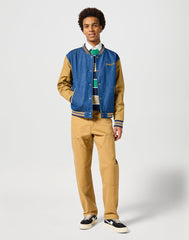 Męska Kurtka Wrangler Varsity Jacket Dijon 112357209 W4C4008619