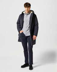 WRANGLER MĘSKA KURTKA ZIMOWA MIDLONG JACKET BLACK 112357423 W44L011936