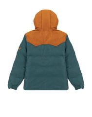 Wrangler Męska Kurtka Zimowa Puffer Jacket Dark Matcha 112341039 W40A016199