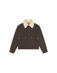 Męska Kurtka Zimowa Wrangler Aviator Mole 112357277 W44M017499