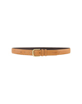 Wrangler Męski Pasek Skórzany Bombato Belt Dark Cognac 112358067 Premium W0cl014422