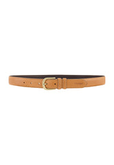 Wrangler Męski Pasek Skórzany Bombato Belt Dark Cognac 112358067 Premium W0cl014422