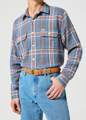 Wrangler Męski Pasek Skórzany Bombato Belt Dark Cognac 112358067 Premium W0cl014422