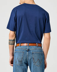 Męski Pasek Skórzany Wrangler Leather Belt Cognac 112358070 Premium W0N7014672