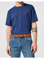 Męski Pasek Skórzany Wrangler Leather Belt Cognac 112358070 Premium W0N7014672