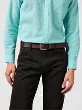 Męski Pasek Wrangler West Belt Brown Brązowy 112365274