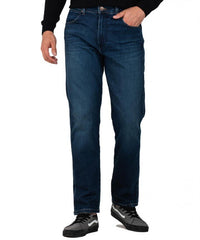 Męskie Spodnie Jeansowe Wrangler Frontier Green Fuzz 112341440 W16V007117