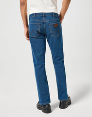 Męskie Spodnie Jeansowe Wrangler Greensboro Blue Grey 112355018 W15Q017416