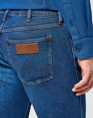 Męskie Spodnie Jeansowe Wrangler Greensboro Dark Trails 112358221 W15Q008815