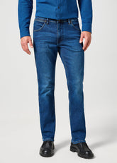Męskie Spodnie Jeansowe Wrangler Greensboro Dark Trails 112358221 W15Q008815