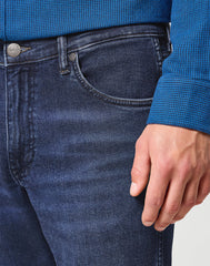 Męskie Spodnie Jeansowe Wrangler Greensboro Outlaw Indigo 112360405 W15Q008826