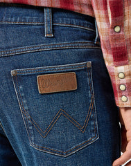 Męskie Spodnie Jeansowe Wrangler Larston Azure Fade 112358058 W18S017435