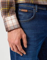 Męskie Spodnie Jeansowe Wrangler Texas Midnight Haze 112358059 W121008856