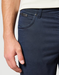 Męskie Spodnie Jeansowe Wrangler Texas Slim Dark Navy 112358037 W12S012239