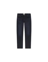 Męskie Spodnie Jeansowe Wrangler Texas Slim Deep Blue Black 112355027 W12S017421