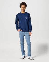 Męskie Spodnie Jeansowe Wrangler Texas Slim Grisaille 112356809 W12S017443