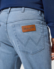 Męskie Spodnie Jeansowe Wrangler Texas Slim Grisaille 112356809 W12S017443