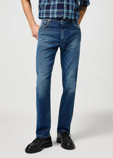 Męskie Spodnie Jeansowe Wrangler Greensboro Denim Dusk 112362444