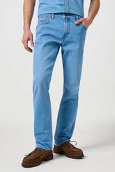Męskie Spodnie Jeansowe Wrangler Greensboro Mist 112364971