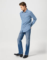 Męskie Spodnie Jeansowe Wrangler Horizon Prairie Blue 112356832