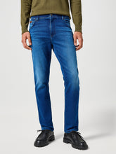 Męskie Spodnie Jeansowe Wrangler Texas Slim Blue Jam 112358217