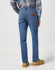 Męskie Spodnie Jeansowe Wrangler Texas Slim Ridge Wash 112358218