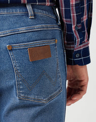 Męskie Spodnie Jeansowe Wrangler Larston Ridge Wash 112356821 W18S008804