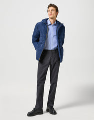 Męskie Spodnie Materiałowe Wrangler Greensboro Charcoal 112358042 W15Q014757