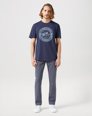 Męskie Spodnie Materiałowe Wrangler Greensboro Turbulence 112350801