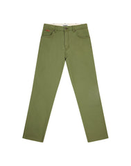 Wrangler Męskie Spodnie Materiałowe Texas Dusty Olive 112358215 W121018011
