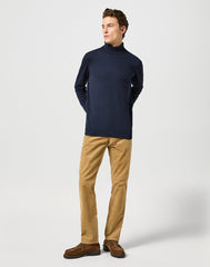 Męskie Spodnie Materiałowe Wrangler Texas Slim Tigers Eye 112358039 W12S015733