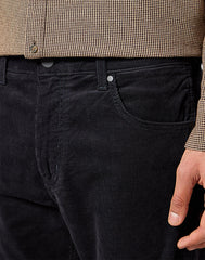 Męskie Spodnie Sztruksowe Wrangler Greensboro Black 112357406 W15Q013729