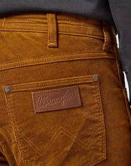 Męskie Spodnie Sztruksowe Wrangler Greensboro Monks Robe 112358055 W15Q017442