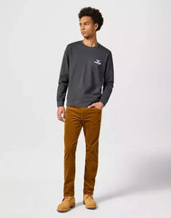 Męskie Spodnie Sztruksowe Wrangler Greensboro Monks Robe 112358055 W15Q017442