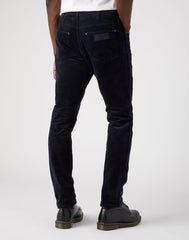 Spodnie Sztruksowe Męskie Wrangler Larston Dark Navy W18SA2XAE